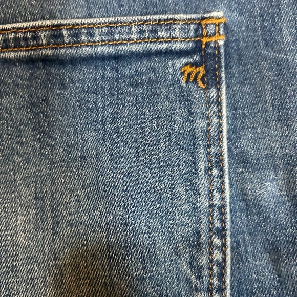Madewell Blue Jean Shorts with Frayed Hem Size 28 - Picture 4 of 7